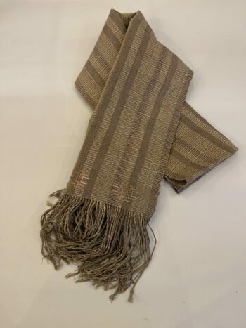DEKIブータン産ストール23070Wild silk（野蚕） 70% COTTON 30%